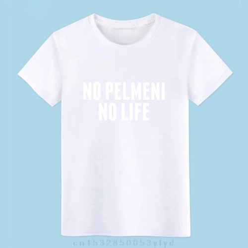 No Pelmeni No Life Krievija Russian Food Latvia Sākums T-krekls Vasara 